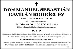 Manuel Sebastián Gavilán Rodríguez